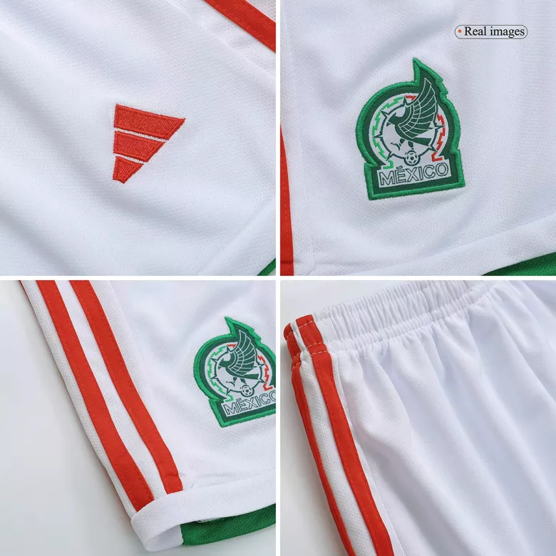 Miniconjunto Mexico 2022 Primera Equipación Copa del Mundo Local Niño (Camiseta + Pantalón Corto) - camisetasfutbol