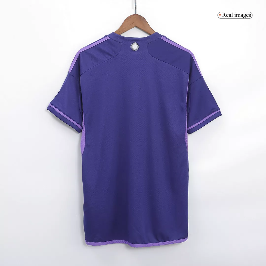 Camiseta de Futbol Visitante Argentina 2022 Copa del Mundo para Hombre - Version Replica Personalizada - camisetasfutbol