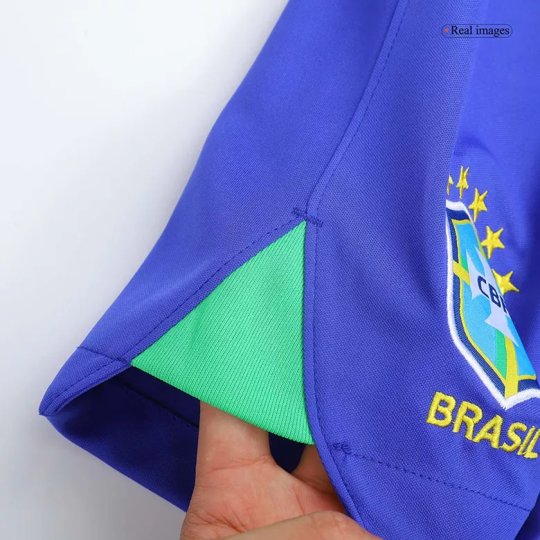 Pantalón Corto Brazil 2022 Primera Equipación Local Hombre - camisetasfutbol