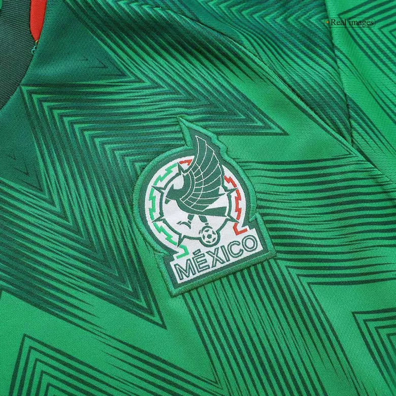 Miniconjunto Mexico 2022 Primera Equipación Copa del Mundo Local Niño (Camiseta + Pantalón Corto) - camisetasfutbol