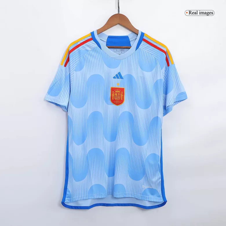 Camiseta Futbol Visitante Copa del Mundo de Hombre España 2022 con Número de SERGIO #5 - camisetasfutbol