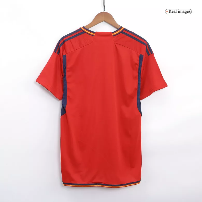 Camiseta Futbol Local Copa del Mundo de Hombre España 2022 con Número de RODRI #16 - camisetasfutbol