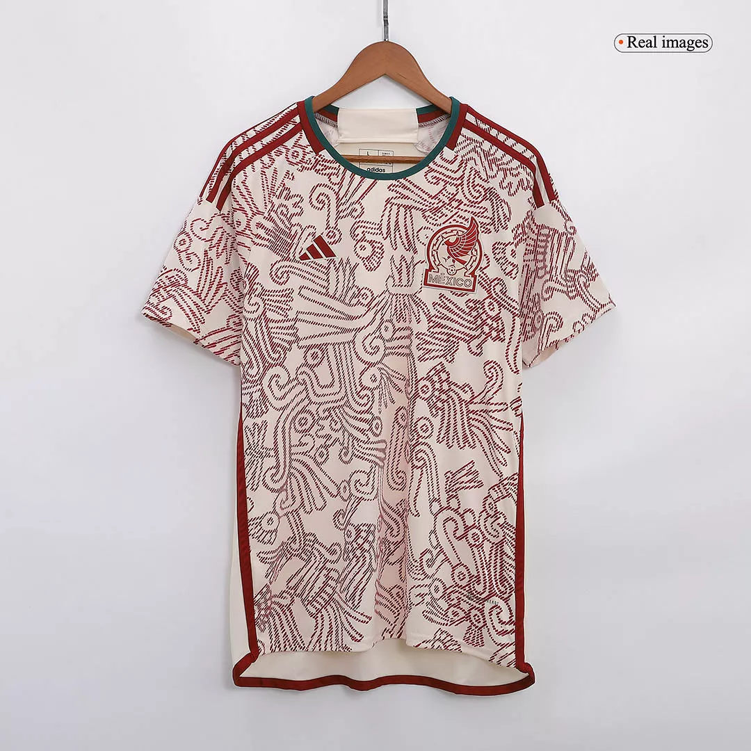 Camiseta de Futbol Visitante Mexico 2022 Copa del Mundo para Hombre - Version Replica Personalizada - camisetasfutbol