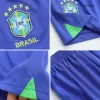 Miniconjunto Brazil 2022 Primera Equipación Local Niño (Camiseta + Pantalón Corto) - camisetasfutbol