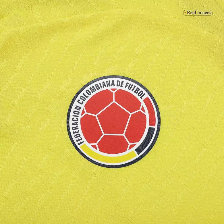 Camiseta Auténtica CUADRADO #11 Colombia 2022 Primera Equipación Local Hombre - Versión Jugador - camisetasfutbol