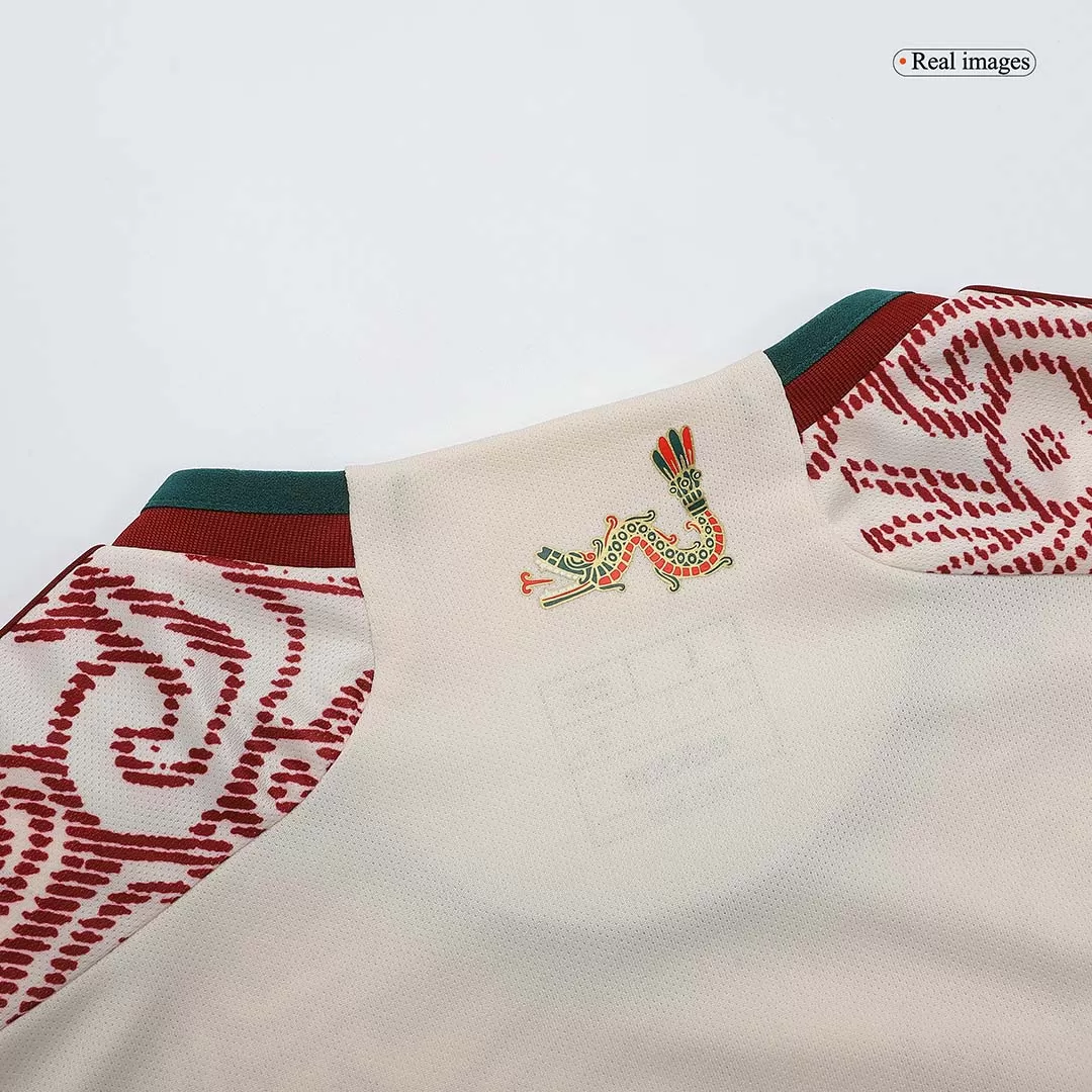 Camisetas Regalo de Futbol Visitante Mexico 2022 Copa del Mundo para Hombre - Version Replica Personalizada - camisetasfutbol