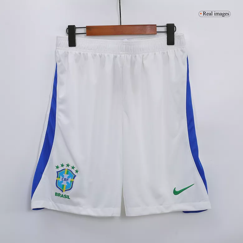 Pantalón Corto Brazil 2022 Segunda Equipación Visitante Copa del Mundo Hombre - camisetasfutbol