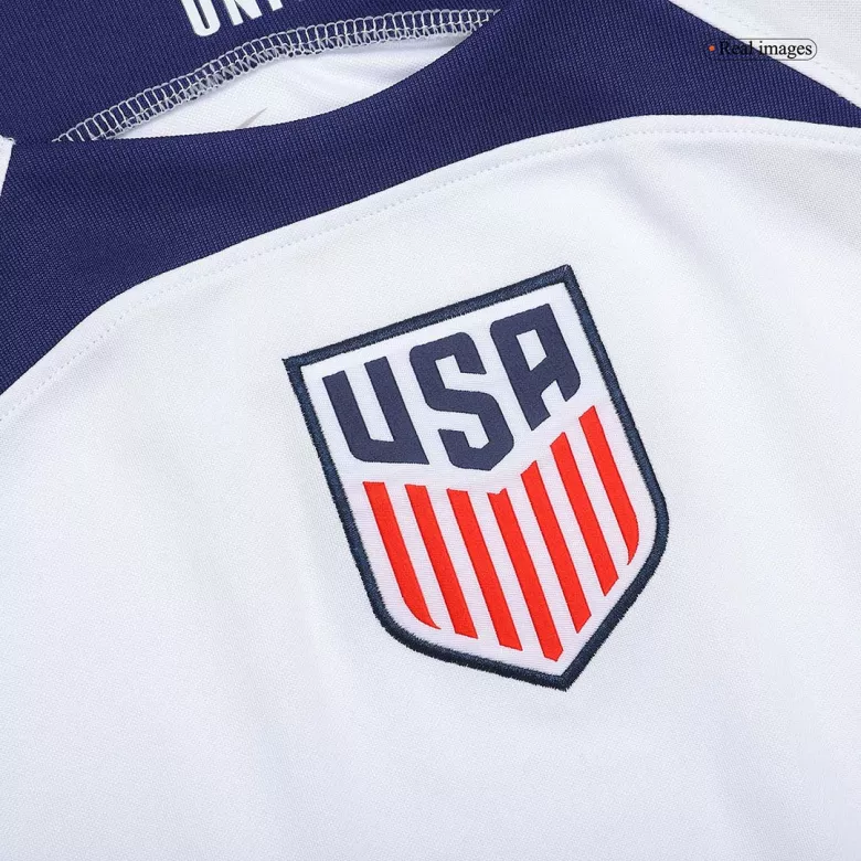 Camiseta Futbol Local Copa del Mundo de Hombre USA 2022 con Número de DUNN #19 - camisetasfutbol