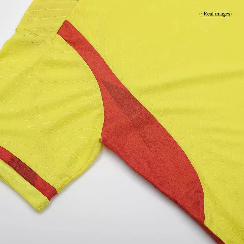Camiseta de Futbol Local Colombia 2022 para Hombre - Versión Jugador Personalizada - camisetasfutbol