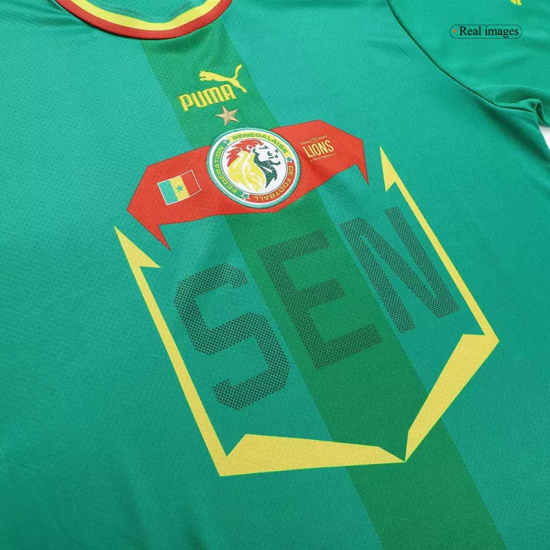 Camiseta Senegal 2022 Segunda Equipación Visitante Copa del Mundo Hombre - Versión Hincha - camisetasfutbol