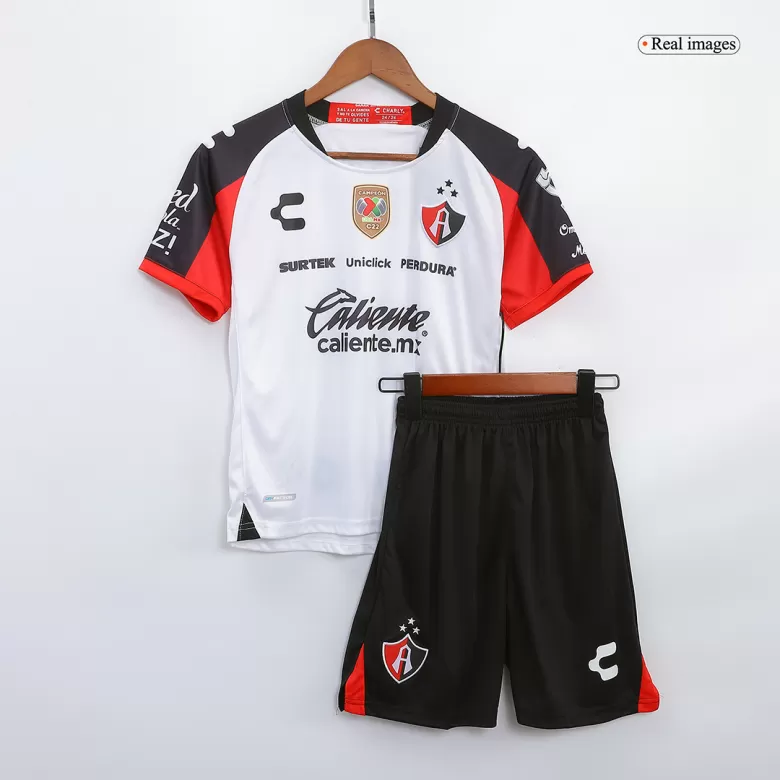 Miniconjunto Atlas de Guadalajara 2022/23 Segunda Equipación Visitante Niño (Camiseta + Pantalón Corto) Charly - camisetasfutbol