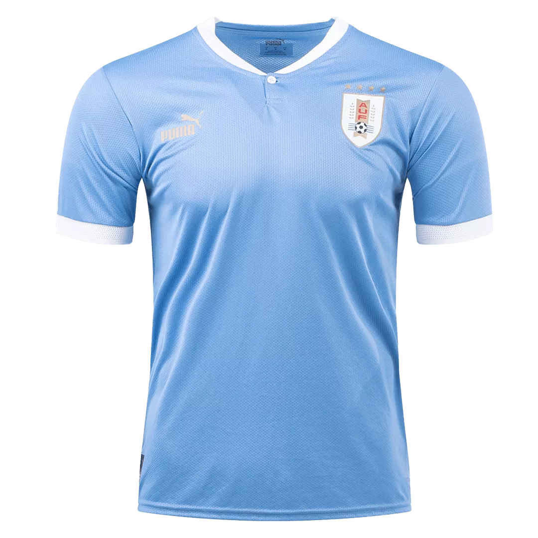Camisetas Regalo de Futbol Local Uruguay 2022 para Hombre - Version Replica Personalizada - camisetasfutbol
