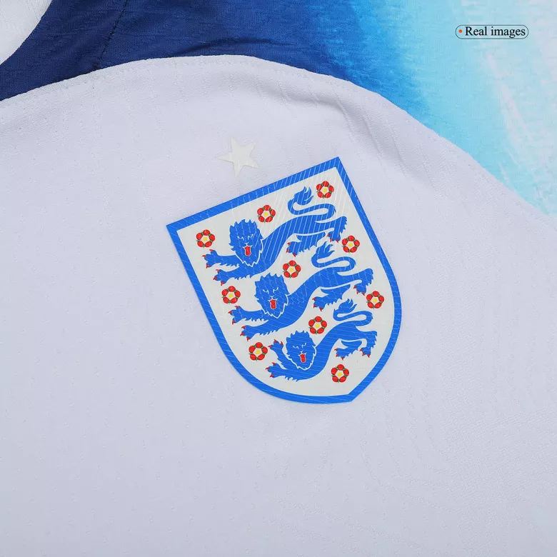 Camiseta Auténtica STERLING #10 Inglaterra 2022 Primera Equipación Copa del Mundo Local Hombre - Versión Jugador - camisetasfutbol