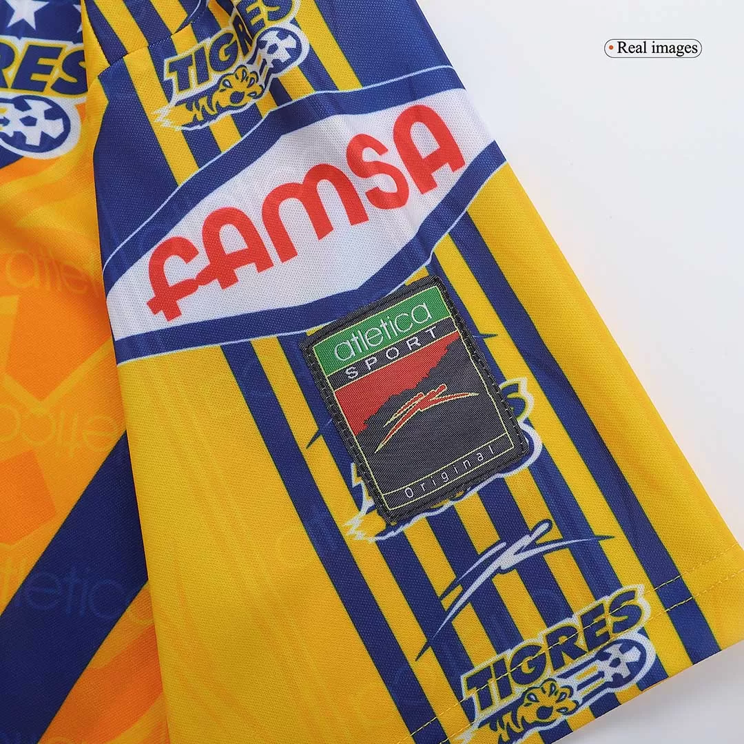 Camiseta Retro 1997/98 Tigres UANL Primera Equipación Local Hombre - Versión Replica - camisetasfutbol