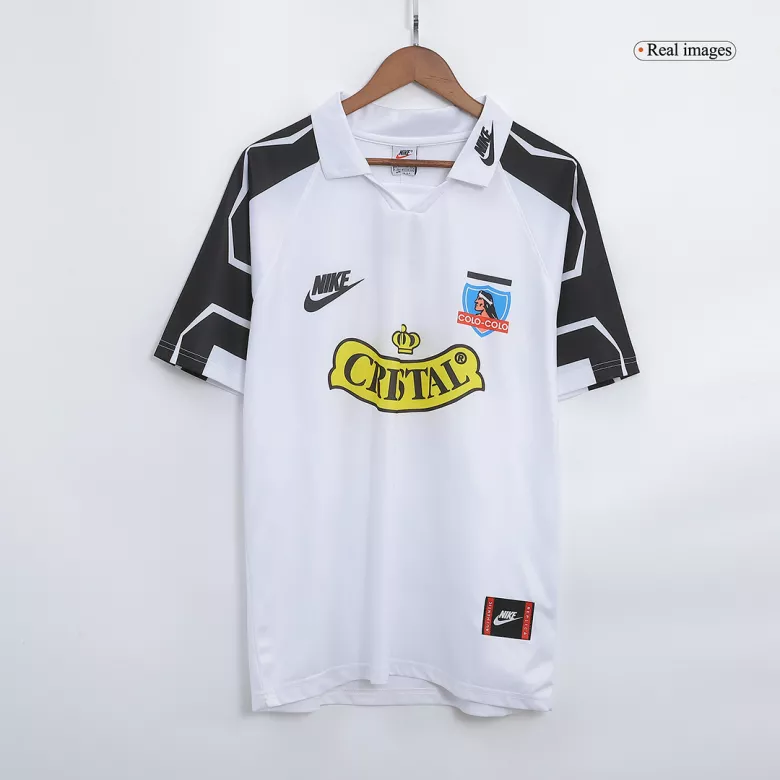 Camiseta Retro 1995 Colo Colo Primera Equipación Local Hombre - Versión Hincha - camisetasfutbol
