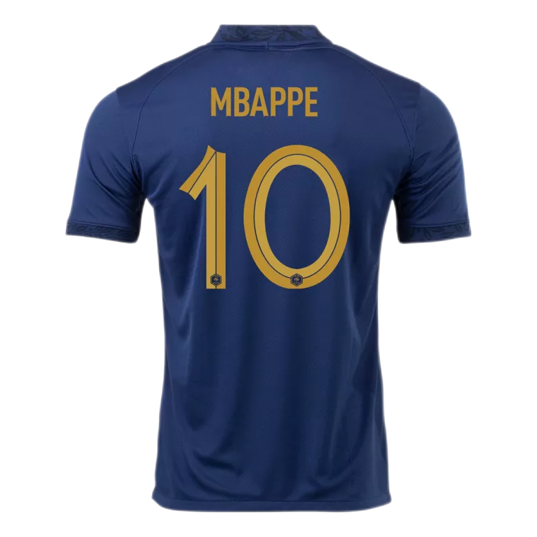 Camiseta Futbol Local Copa del Mundo de Hombre Francia 2022 con Número de MBAPPE #10 - camisetasfutbol