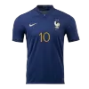 Camiseta Futbol Local Copa del Mundo de Hombre Francia 2022 con Número de MBAPPE #10 - camisetasfutbol