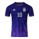 Camiseta Auténtica Messi #10 Argentina 2022 Segunda Equipación Visitante Copa del Mundo Hombre Adidas - Versión Jugador - camisetasfutbol
