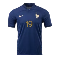 Camiseta Futbol Local Copa del Mundo de Hombre Francia 2022 con Número de BENZEMA #19 - camisetasfutbol