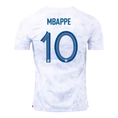 Camiseta Futbol Visitante Copa del Mundo de Hombre Francia 2022 con Número de MBAPPE #10 - camisetasfutbol