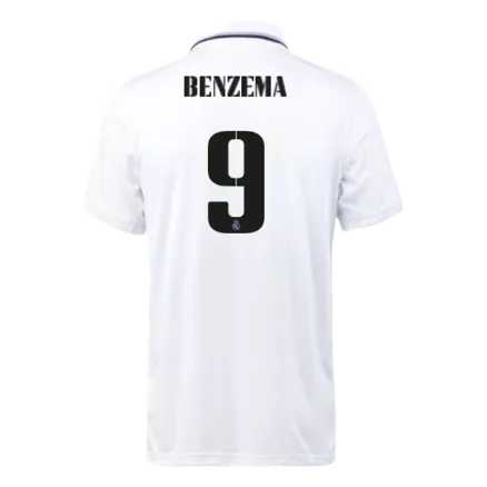 Camiseta Futbol Local de Hombre Real Madrid 2022/23 con Número de BENZEMA #9 - camisetasfutbol