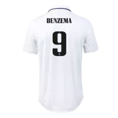 Camiseta Futbol Local de Hombre Real Madrid 2022/23 con Número de BENZEMA #9 -Version Jugador - camisetasfutbol
