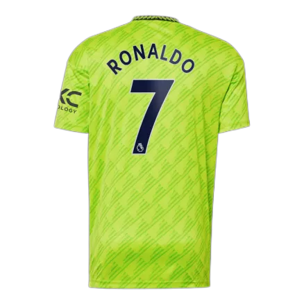 Camiseta Futbol Tercera Equipación de Hombre Manchester United 2022/23 con Número de Ronaldo #7 - camisetasfutbol