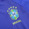 Miniconjunto Brazil 2022 Segunda Equipación Visitante Copa del Mundo Niño (Camiseta + Pantalón Corto) - camisetasfutbol