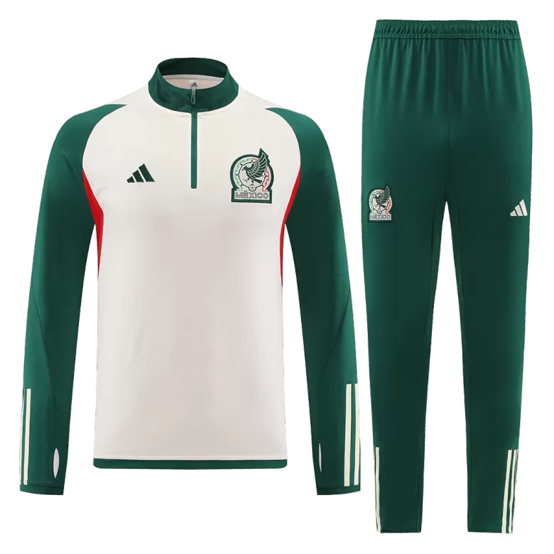 Conjunto Entrenamiento Mexico 2022 Hombre (Chándal de Media Cremallera + Pantalón) - camisetasfutbol