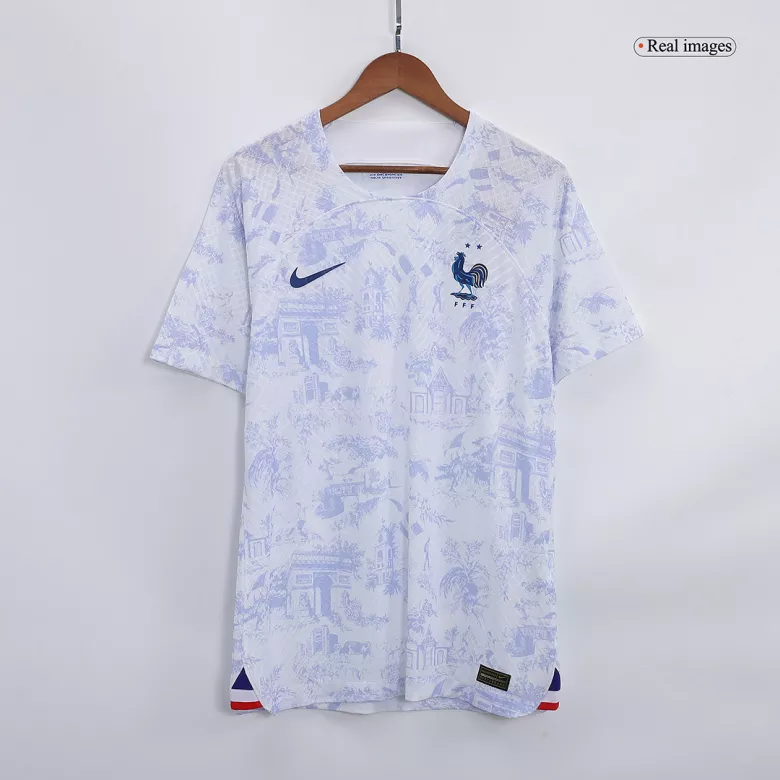 Camiseta de Futbol Visitante Francia 2022 Copa del Mundo para Hombre - Versión Jugador Personalizada - camisetasfutbol