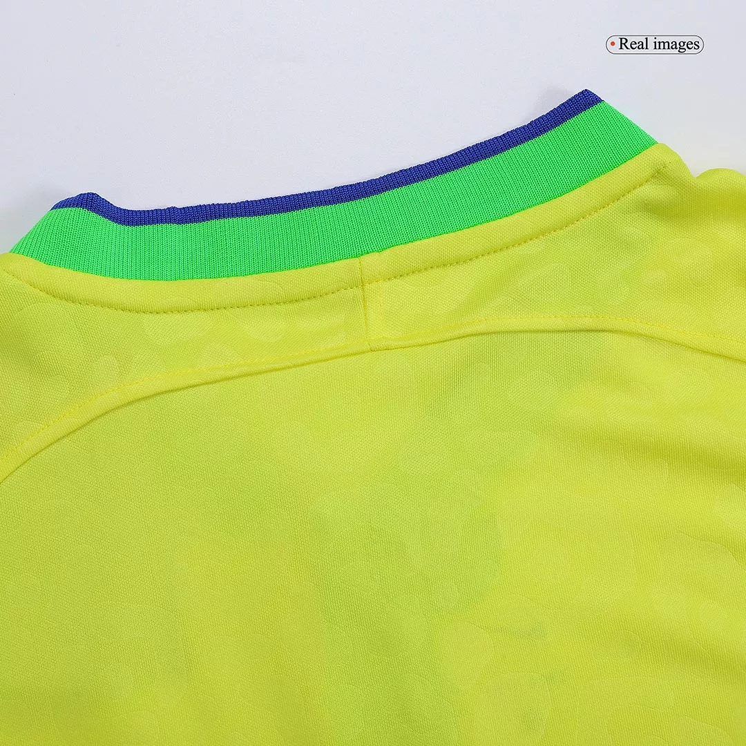 Camiseta de Futbol Local Brazil 2022 Copa del Mundo para Hombre - Version Replica Personalizada - camisetasfutbol