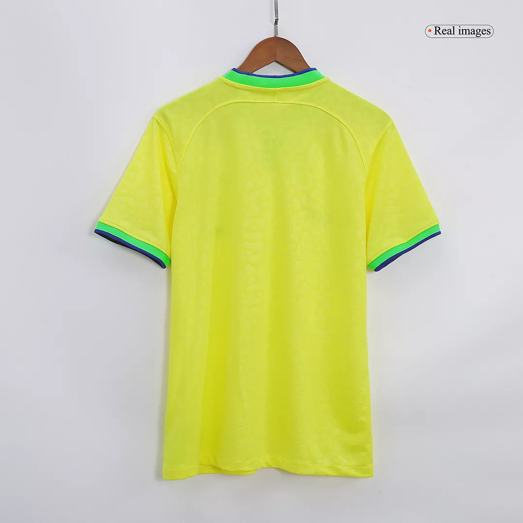 Camisetas Regalo de Futbol Local Brazil 2022 Copa del Mundo para Hombre - Version Replica Personalizada - camisetasfutbol