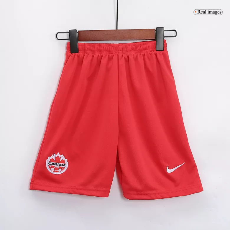 Miniconjunto Canada 2022 Primera Equipación Local Niño (Camiseta + Pantalón Corto) - camisetasfutbol