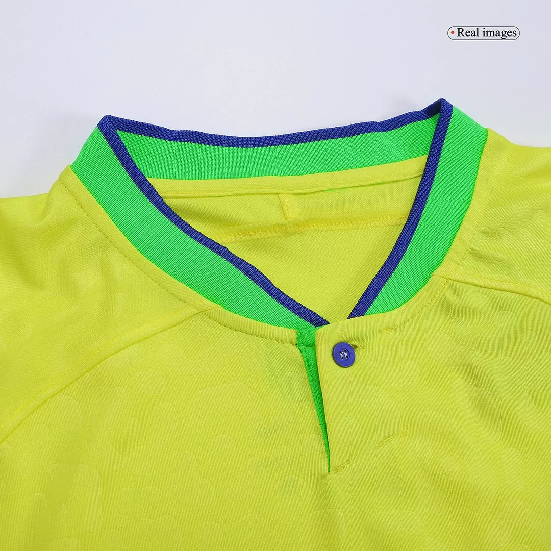 Camisetas Regalo de Futbol Local Brazil 2022 Copa del Mundo para Hombre - Version Replica Personalizada - camisetasfutbol