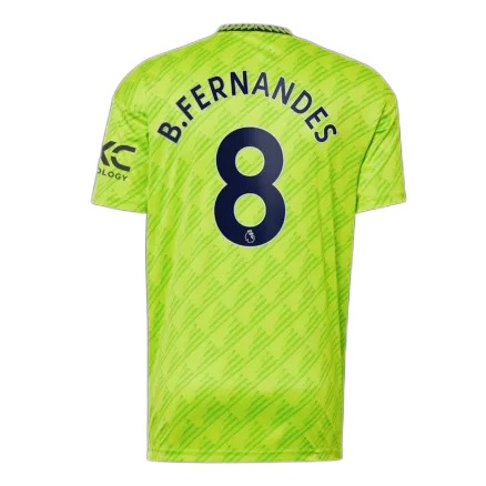Camiseta Futbol Tercera Equipación de Hombre Manchester United 2022/23 con Número de B.FERNANDES #8 - camisetasfutbol