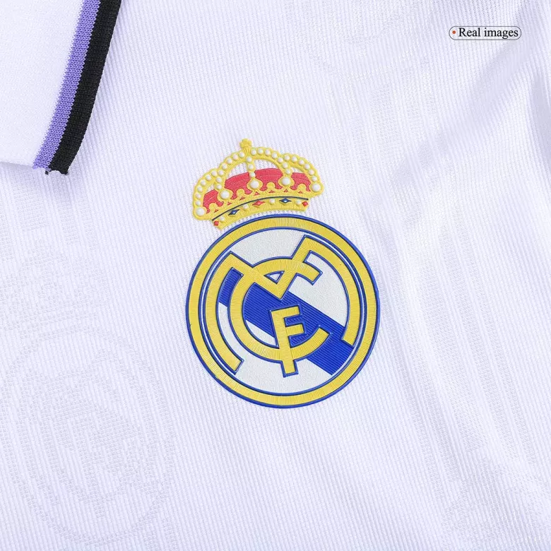 Camiseta Auténtica Manga Larga ALABA #4 Real Madrid 2022/23 Primera Equipación Local Hombre - Versión Jugador - camisetasfutbol