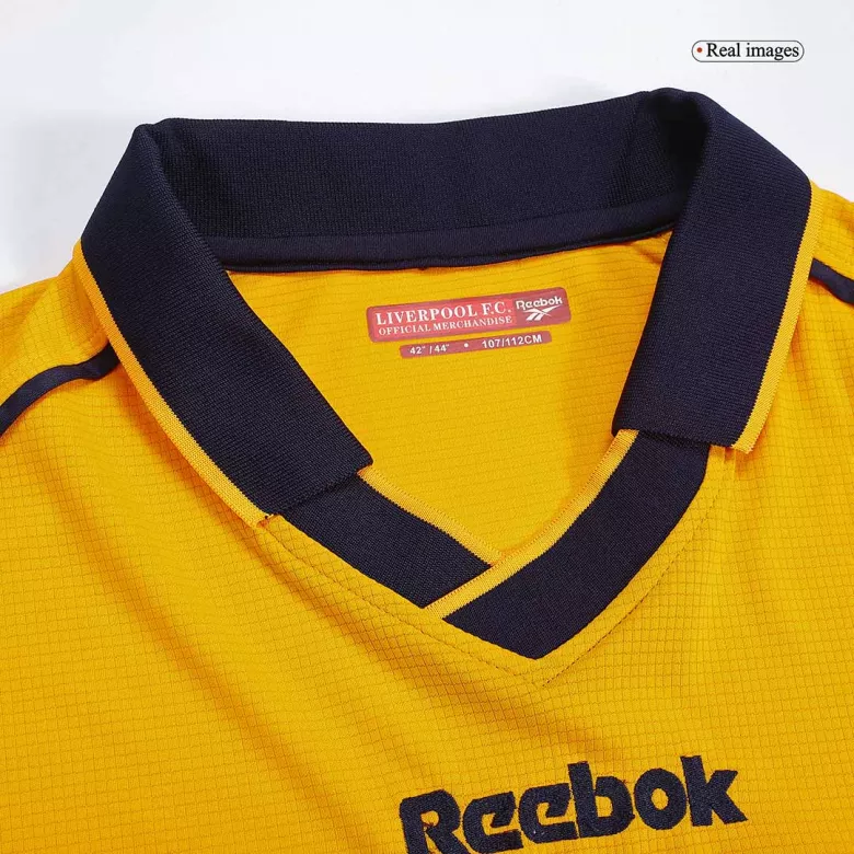 Camiseta Retro 2000/01 Liverpool Segunda Equipación Visitante Hombre - Versión Hincha - camisetasfutbol