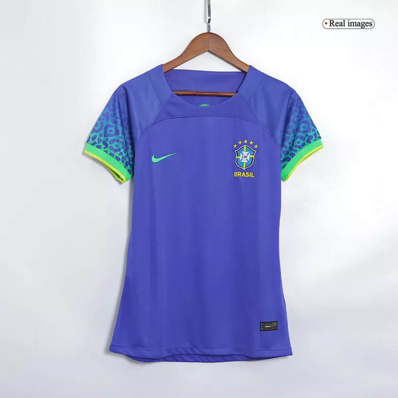 Camiseta Futbol Visitante Copa Mundial de Mujer Brazil 2022 NEYMAR JR #10 - camisetasfutbol