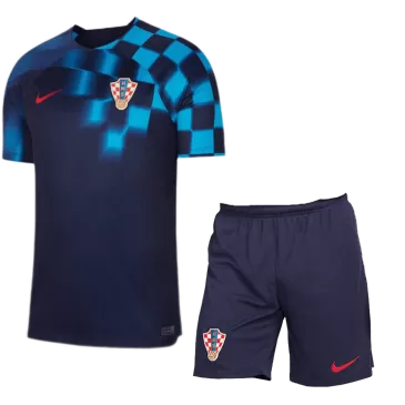 Uniformes de futbol 2022 Croacia Copa del Mundo - Visitante Personalizados para Hombre - camisetasfutbol
