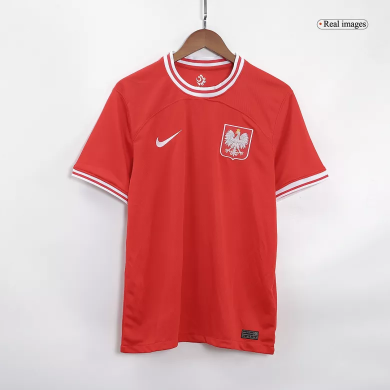 Camiseta Polonia 2022 Segunda Equipación Visitante Copa del Mundo Hombre - Versión Hincha - camisetasfutbol