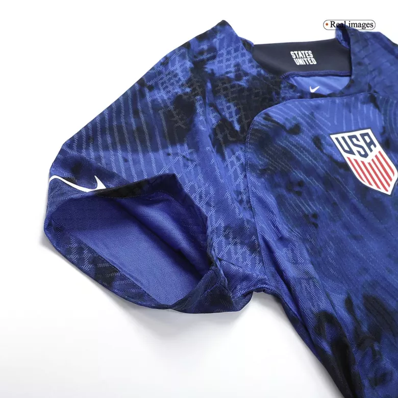 Camiseta Auténtica YEDLIN #22 USA 2022 Segunda Equipación Visitante Copa del Mundo Hombre - Versión Jugador - camisetasfutbol