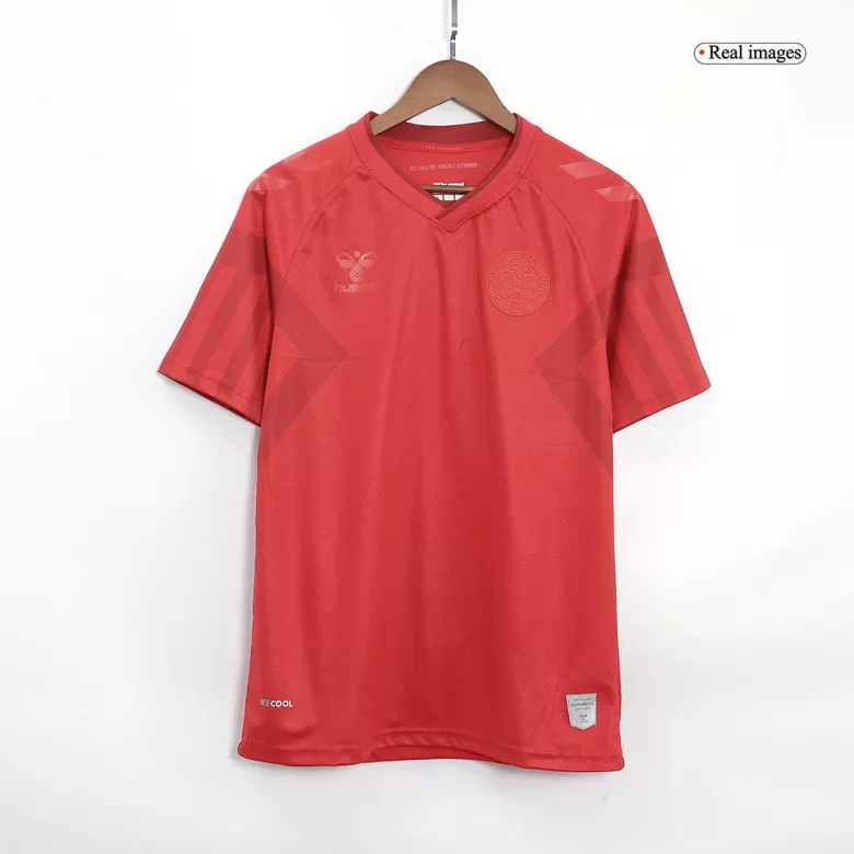 Camiseta Dinamarca 2022 Primera Equipación Copa del Mundo Local Hombre - Versión Hincha - camisetasfutbol
