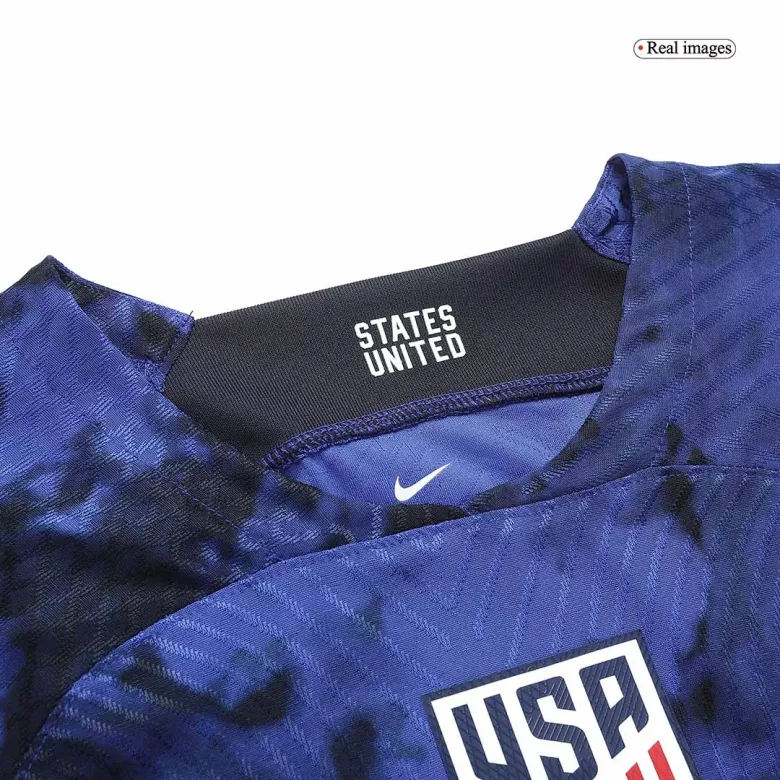Camiseta Auténtica PULISIC #10 USA 2022 Segunda Equipación Visitante Copa del Mundo Hombre - Versión Jugador - camisetasfutbol