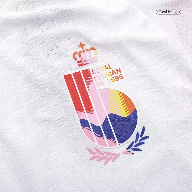Camiseta de Futbol Visitante Bélgica 2022 Copa del Mundo para Hombre - Versión Jugador Personalizada - camisetasfutbol