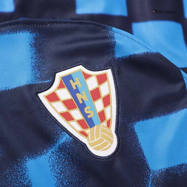 Camiseta Futbol Visitante Copa del Mundo de Hombre Croacia 2022 con Número de MODRIĆ #10 - camisetasfutbol