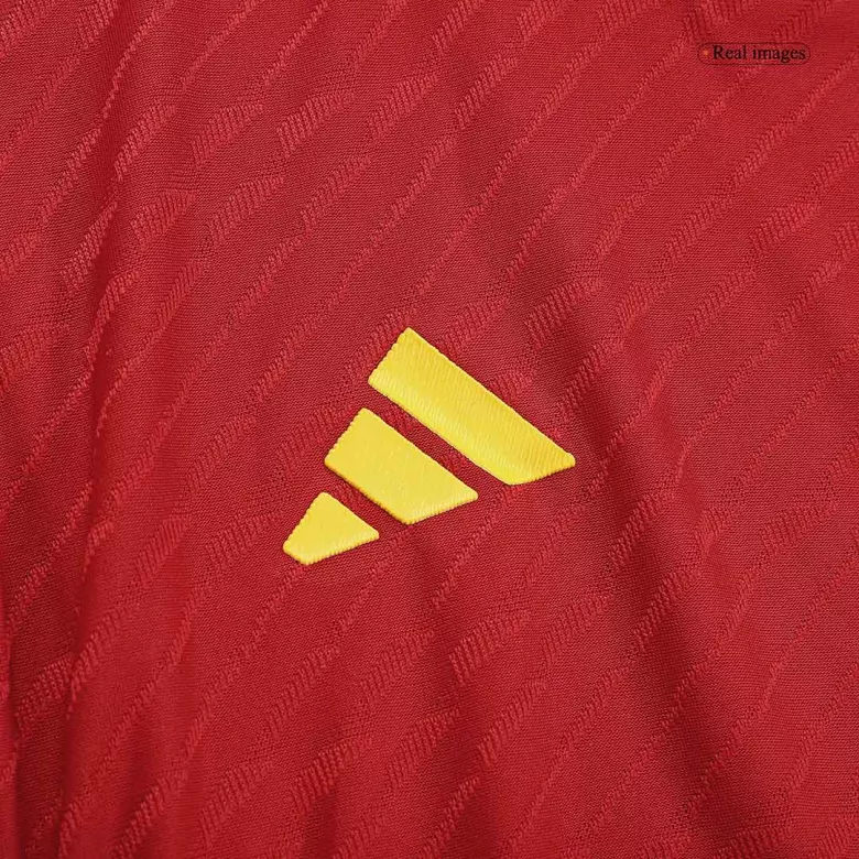 Camiseta Auténtica PEDRI #26 España 2022 Primera Equipación Copa del Mundo Local Hombre - Versión Jugador - camisetasfutbol