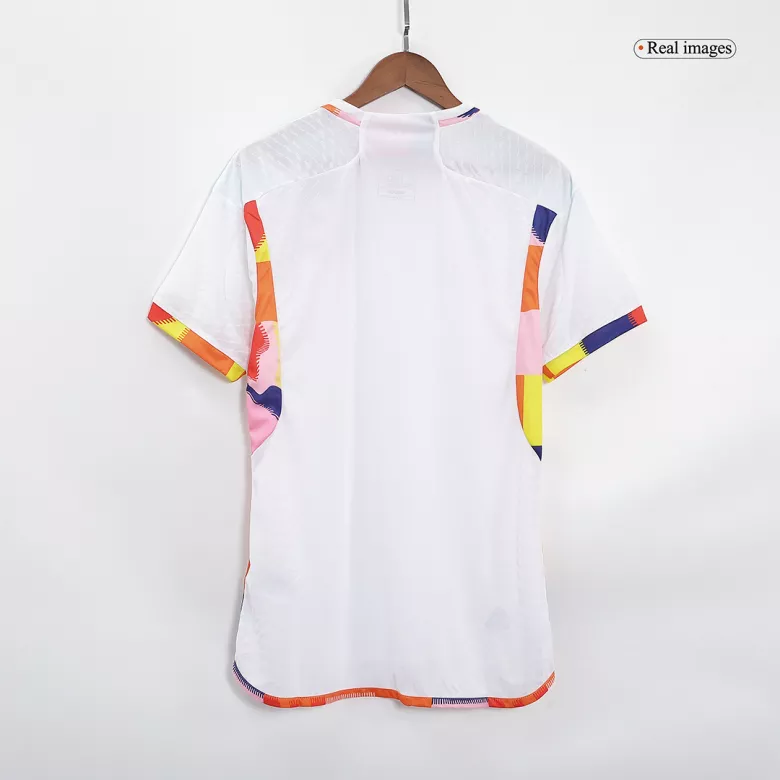 Camiseta de Futbol Visitante Bélgica 2022 Copa del Mundo para Hombre - Versión Jugador Personalizada - camisetasfutbol