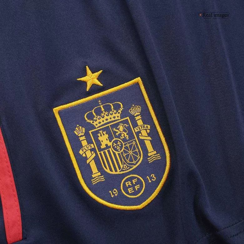 Pantalón Corto España 2022 Primera Equipación Copa del Mundo Local Hombre - camisetasfutbol
