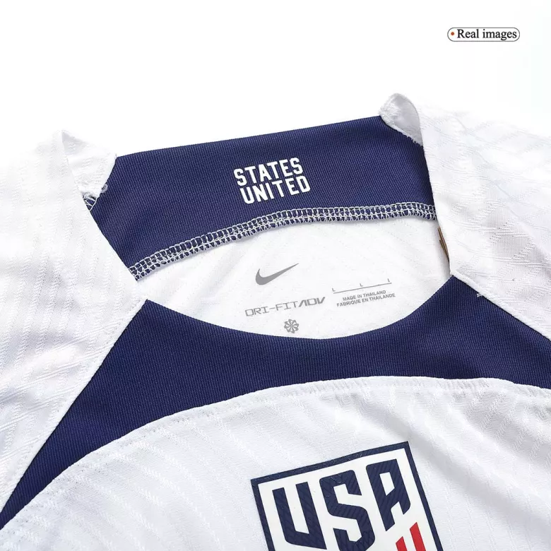 Camiseta de Futbol Local USA 2022 Copa del Mundo para Hombre - Versión Jugador Personalizada - camisetasfutbol