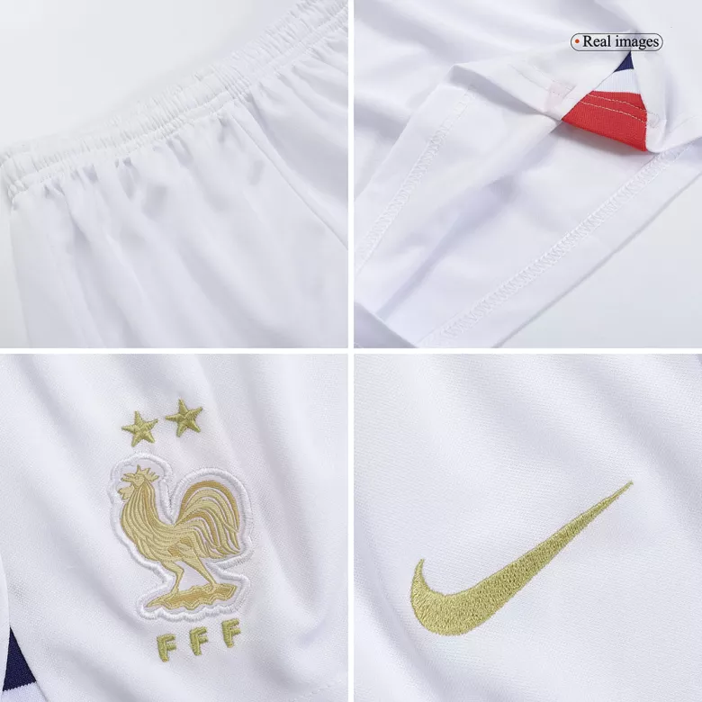 Miniconjunto Completo Francia 2022 Primera Equipación Copa del Mundo Local Niño (Camiseta + Pantalón Corto + Calcetines) - camisetasfutbol